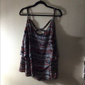 Torrid Size 3 Aztec pattern tank.